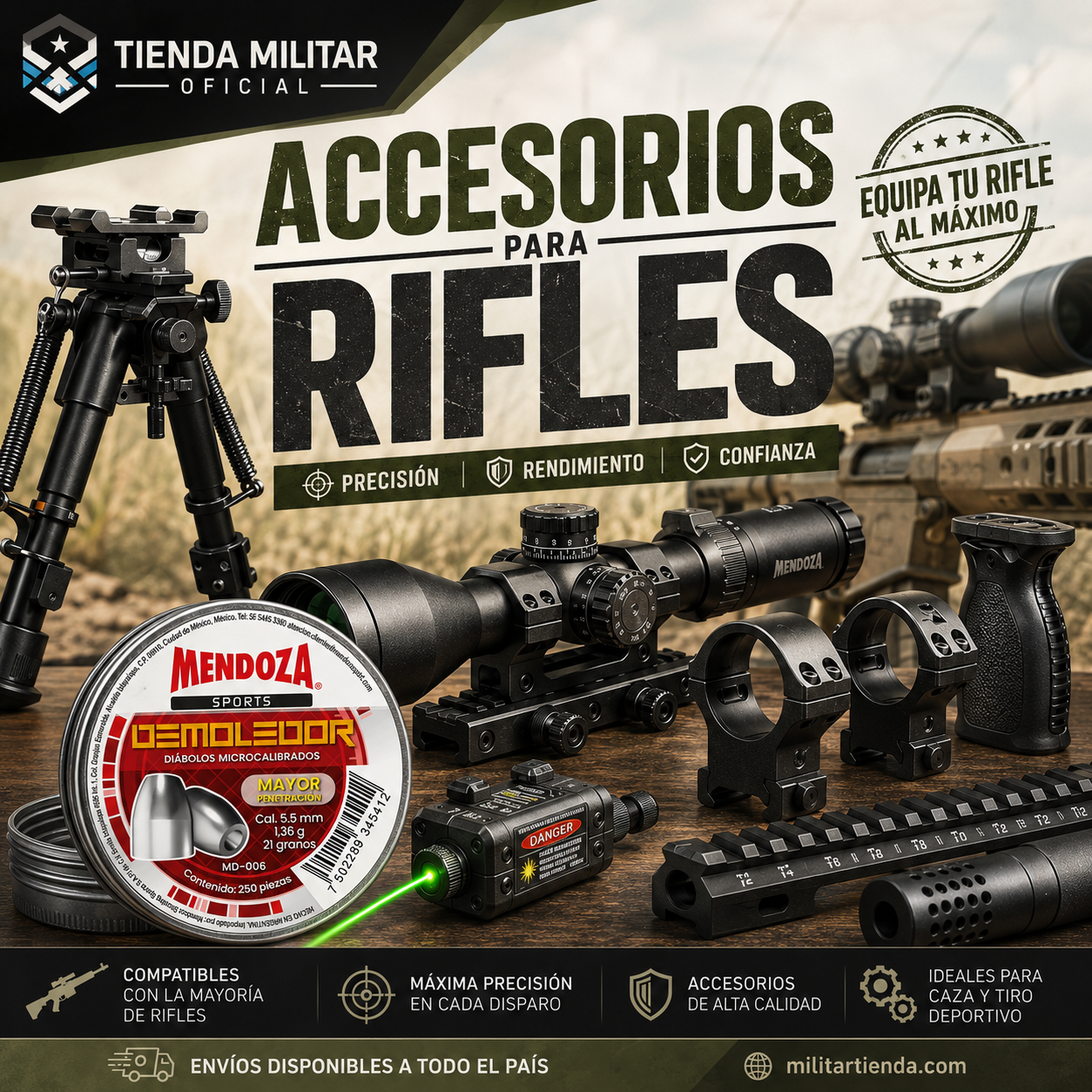 ACCESORIOS PARA RIFLES