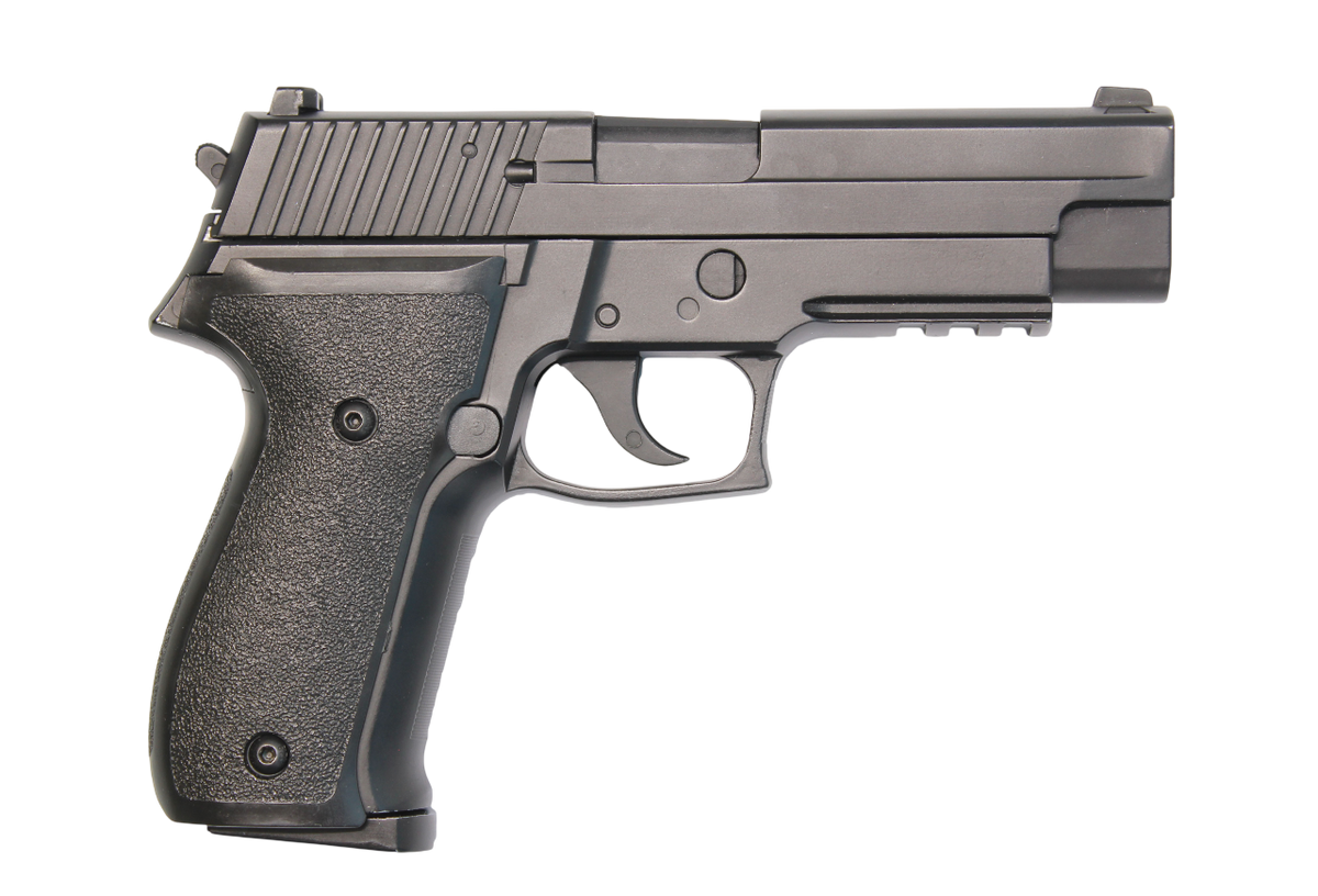 Pistola Airsoft Double Bell P226 GBB Green Gas – Black | SIG Sauer Replica