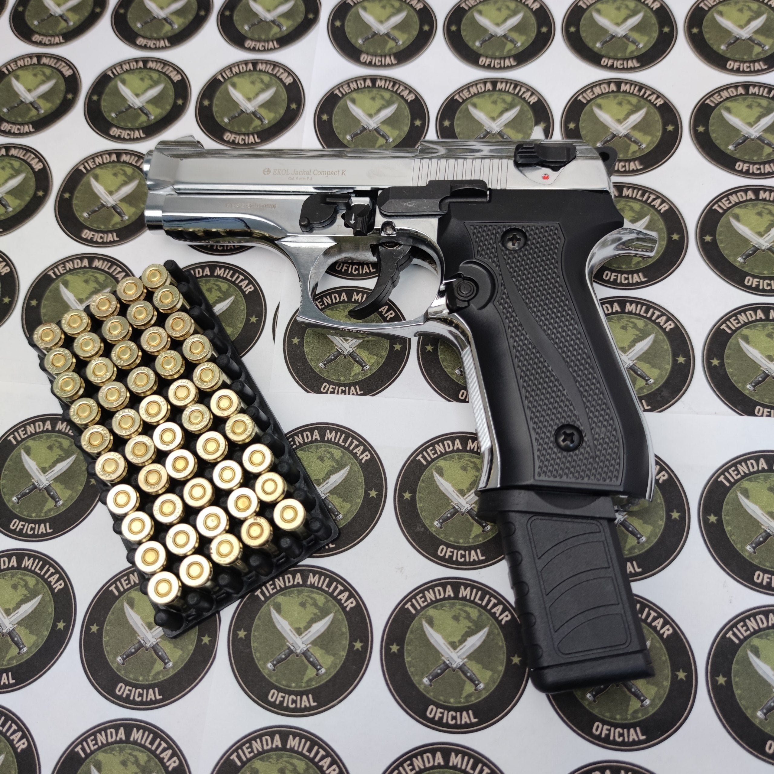 Ekol Jackal Dual K — Pistola Traumática Full Metal Bicolor