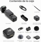 DJI Osmo Pocket 3 + DJI Mic Mini — Cámara Gimbal 4K/120fps con Micrófono Inalámbrico