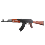 Rifle Airsoft Double Bell AKM Wood Stock & Metal Body AEG – 6mm BB | Madera Real