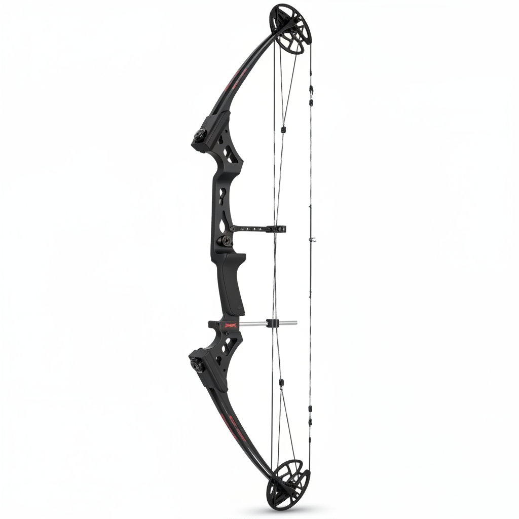 Arco Compuesto Juvenil Mendoza MAR-015 de poleas color negro con 2 flechas incluidas
