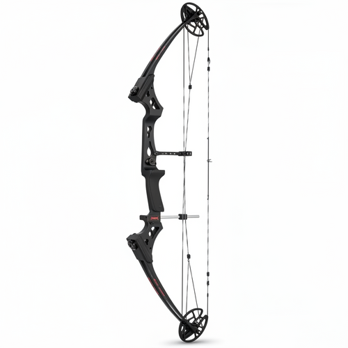 Arco Compuesto Juvenil Mendoza MAR-015 de poleas color negro con 2 flechas incluidas