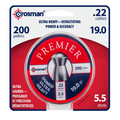 Diábolo Crosman Premier Ultra Domed Cal. .22 (5.5mm) 19gr — 200 Piezas
