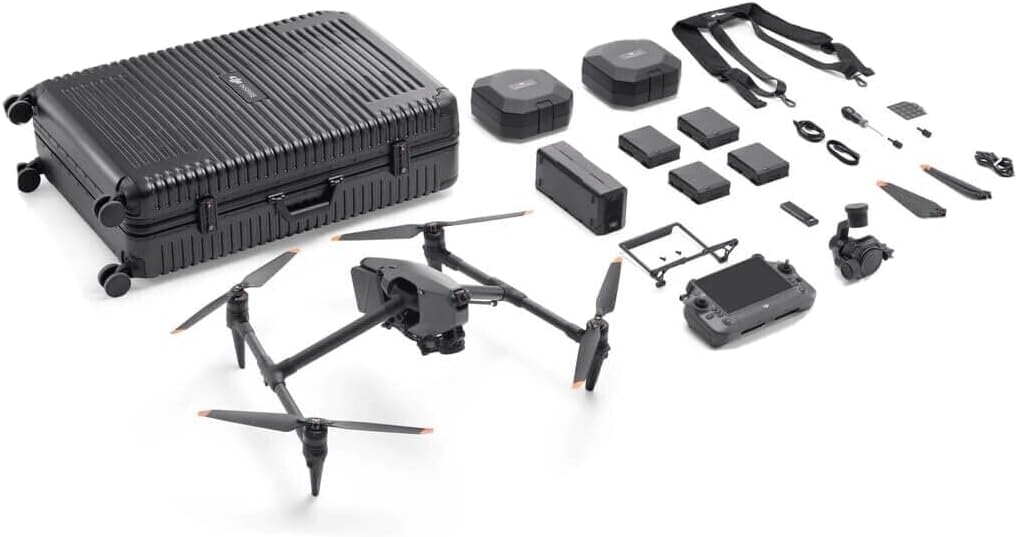 DJI Inspire 3 – Combo Cine Pro | Zenmuse X9-8K + RC Plus + 6 Baterías + PROSSD 1TB