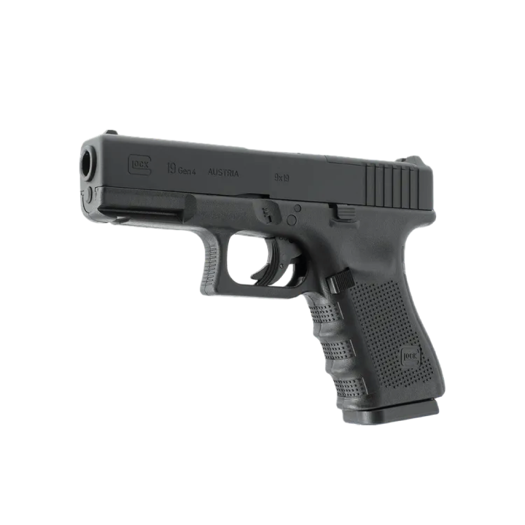 Pistola Airsoft Glock 19 Gen4 MOS CO2 – 4.5mm BB | Licensed Replica
