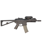 Rifle Airsoft Double Bell PDW Polymer Body AEG – 6mm BB | Personal Defense Weapon