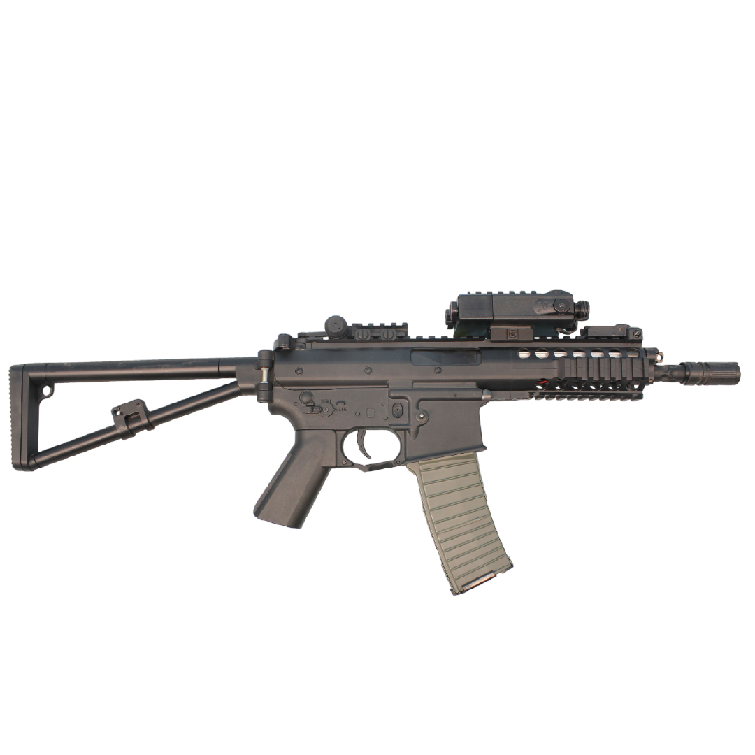 Rifle Airsoft Double Bell PDW Polymer Body AEG – 6mm BB | Personal Defense Weapon