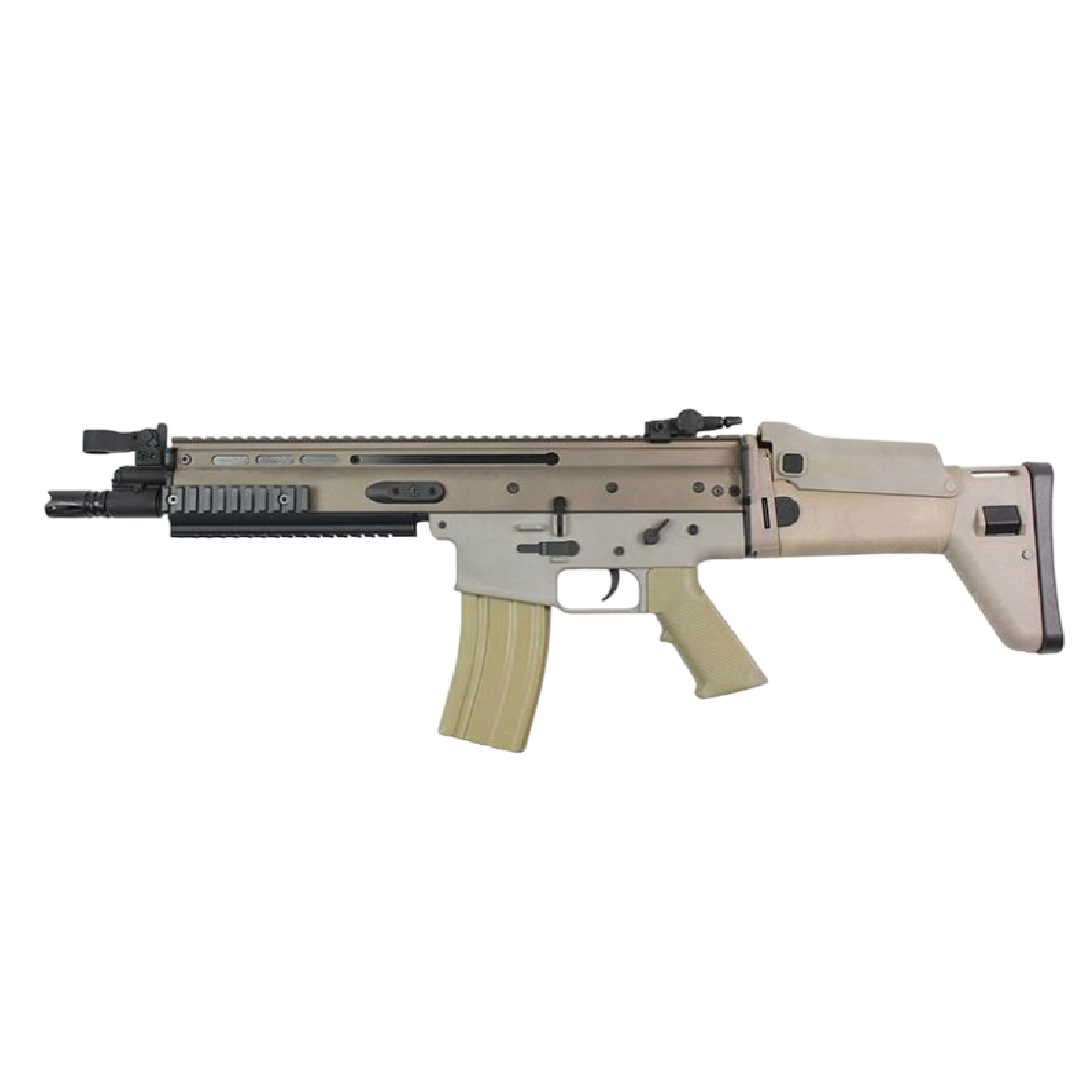 Rifle Airsoft Double Bell SCAR-L AEG – TAN | FN SCAR 6mm BB Full Metal