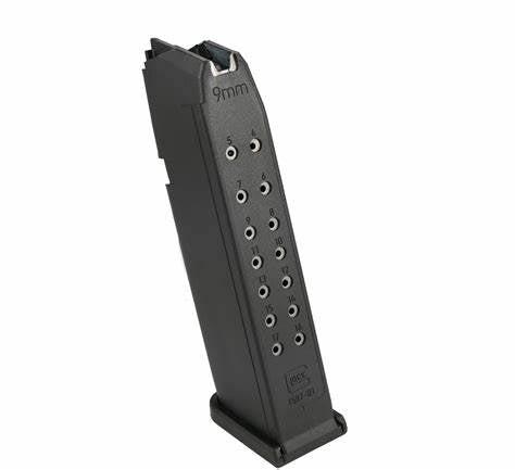CARGADOR GLOCK 17 CALIBRE 9 MM 17 TIROS