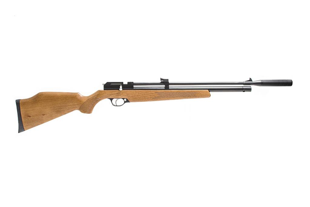 Snowpeak PR900W Gen2 Hardwood | Rifle PCP de Precisión con Culata de Madera Dura, Gatillo Match y Moderador de Sonido