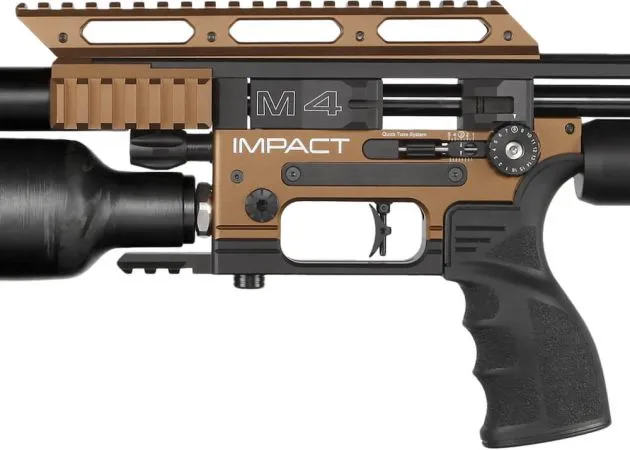 FX Impact M4 EXP Copper Sniper | Rifle PCP Tope de Línea con Acabado Copper Bronze, Power Plenum 750, Quick-Tune y Cañón Largo Sniper