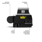 Mira Holográfica Estilo EOTech 558 | Retícula Roja y Verde | Quick Detach Picatinny