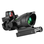 Mira Trijicon ACOG 4x32 con Mini Red Dot RMR | Fibra Óptica Verde | Picatinny