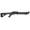 AXOR Arms F4G Negro Corto | Escopeta Semiautomática a Gas Compacta con Culata M4 Plegable y Riel Picatinny