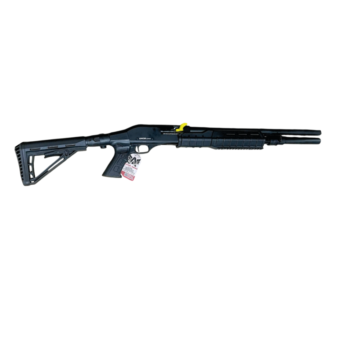 AXOR Arms Pump Action A4 | Escopeta Táctica de Bombeo con Culata M4 Plegable