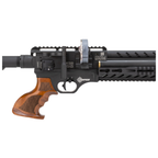 Hatsan Factor Sniper Long .22 | Rifle PCP de Francotirador Premium con Culata Ajustable, Monopod, Doble Manómetro y Pistol Grip de Madera