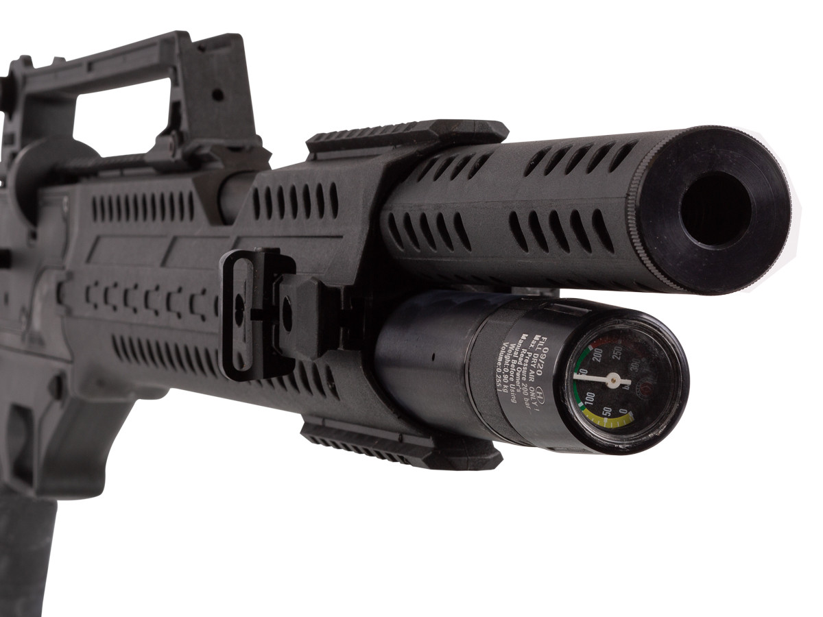 Hatsan Invader Auto | Rifle PCP Semiautomático Bullpup con Depósito de Aire y Moderador de Sonido