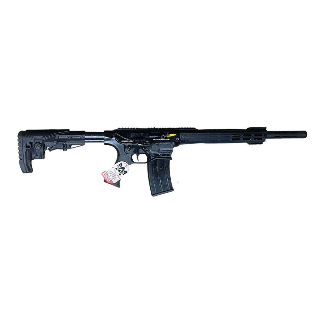 AXOR Arms F2 AR-15 | Escopeta Semiautomática Estilo AR-15 con Culata 6 Posiciones, M-LOK y Moderador de Sonido