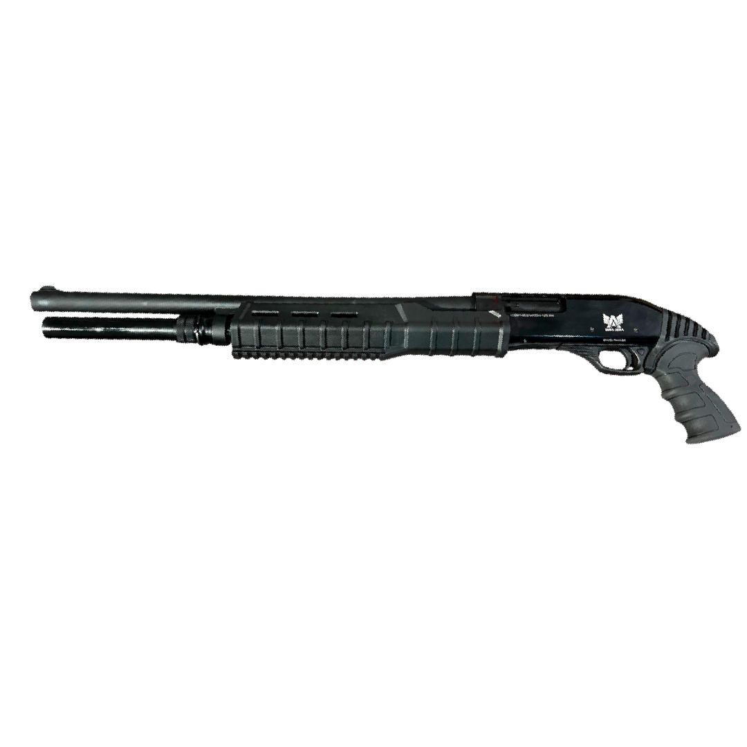 AXOR Arms Pump Action F4 | Escopeta Táctica Ultracompacta Pistol Grip con Riel Picatinny y Estuche Rígido