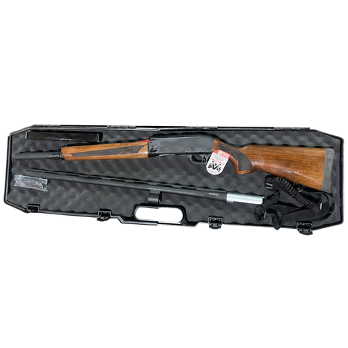 AXOR Arms A3 Madera | Escopeta Semiautomática con Culata de Nogal, Cañón Adicional y Estuche Rígido