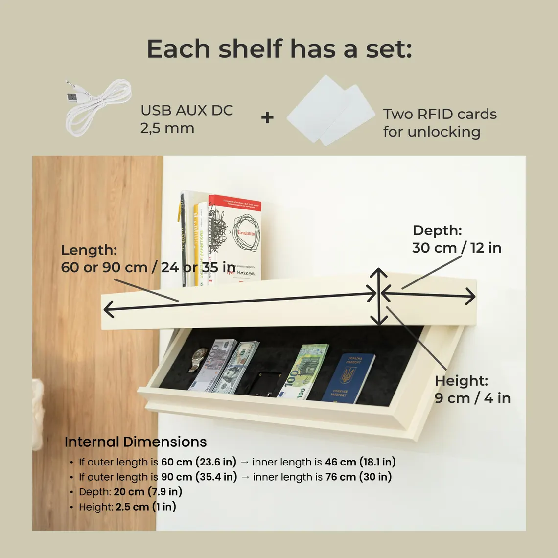 Mueble flotante de seguridad