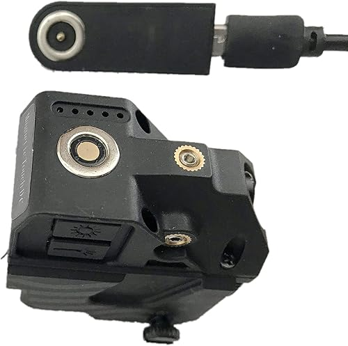 ADE LS007G-1 Combo Linterna Láser Verde Recargable para Pistola - Compatible con Glock, Sig Sauer, Smith & Wesson, Springfield, Beretta, Ruger