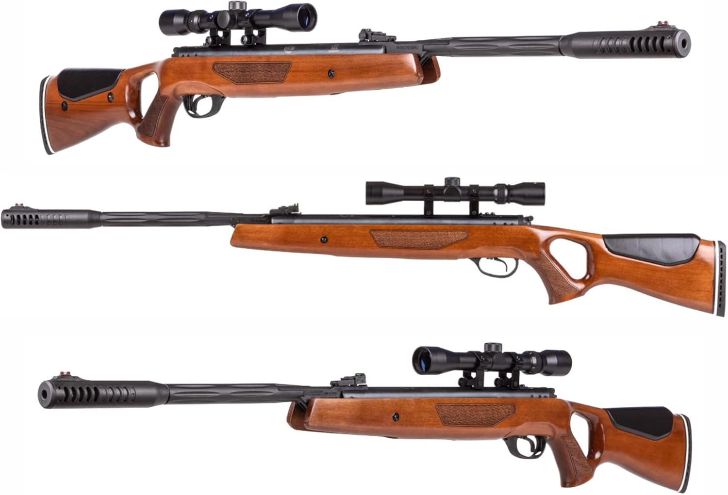 Rifle Hatsan Mod 65 Combo Nitro Pistón - Culata de Madera con Mira Telescópica