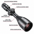 Mira Telescópica Tasco 6-18x50 Impermeable | Caza y Tiro de Precisión