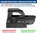 Mira Táctica UUQ 4-16x50 Iluminada Rojo/Verde + Láser Verde + Punto Rojo Holográfico | Garantía 12 Meses
