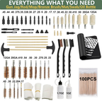 Kit de Limpieza Universal para Armas | Pistola, Rifle y Escopeta | Con Alfombrilla y Estuche Portátil